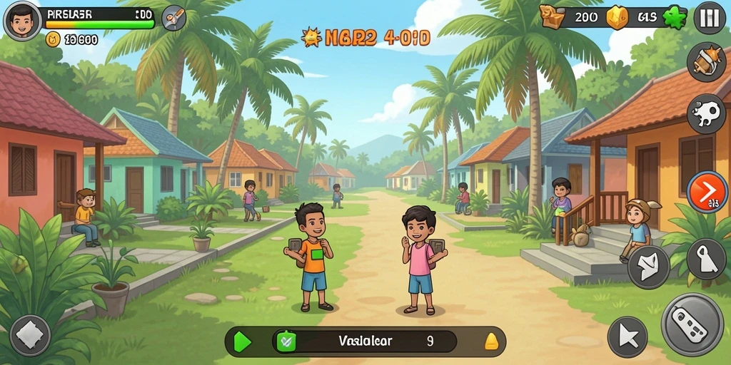 Mode multiplayer yang memungkinkan permainan kompetitif.