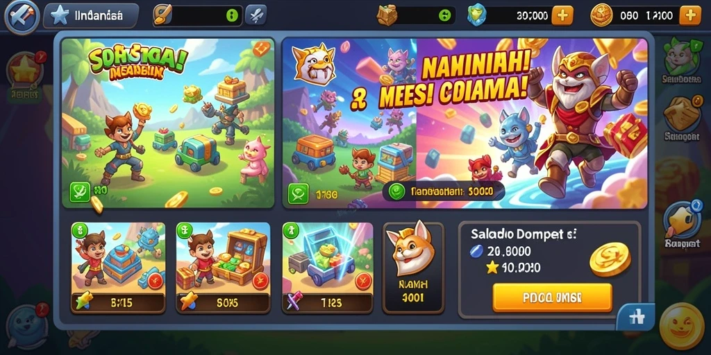 Mode multiplayer yang seru dan interaktif.