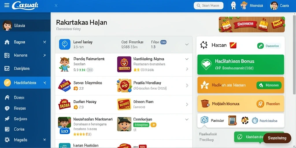 Pengalaman bermain yang seru dan mendebarkan.