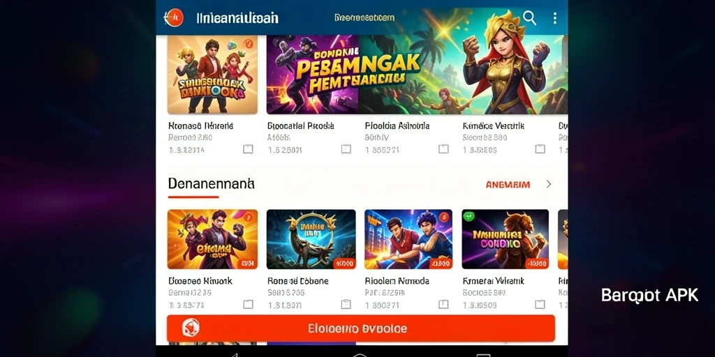 Banyak pilihan permainan seru dalam satu aplikasi.
